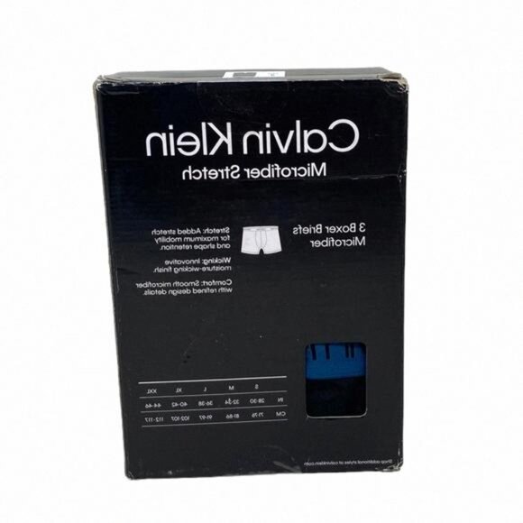 Calvin Klein Microfibre Stretch Black Boxer Brief Men's NB2570914 Underwear - Picture 5 of 9